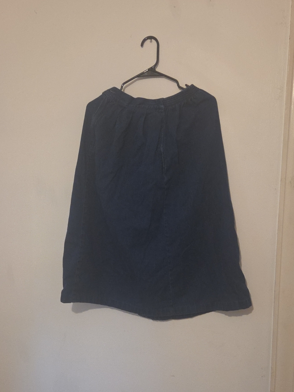 Lands' End Dark Navy A-Line Skirt
